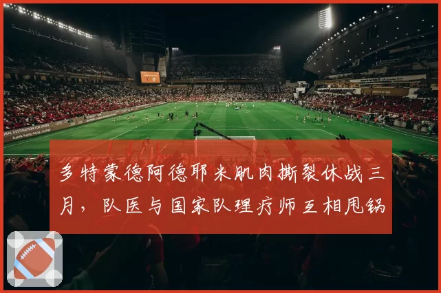 多特蒙德阿德耶米肌肉撕裂休战三月，队医与国家队理疗师互相甩锅